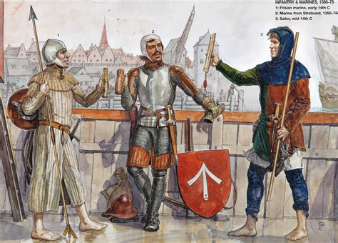 Soldiers Of The Hanseatic League 14th Century Medieval Germany