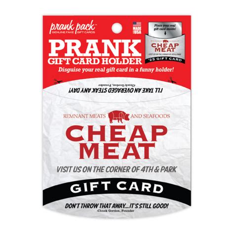Maybe you would like to learn more about one of these? Cheap Meats Prank Gift Card Holder - $4.99 : FunSlurp.com ...