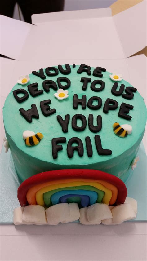 Much Loved Colleague Got A New Job Our Farewell Cake Really Showed We