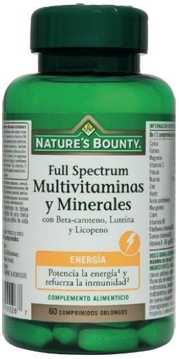 Nature´s Bounty Full Spectrum Multivitaminas Y Minerales 60 Comp Bulevip