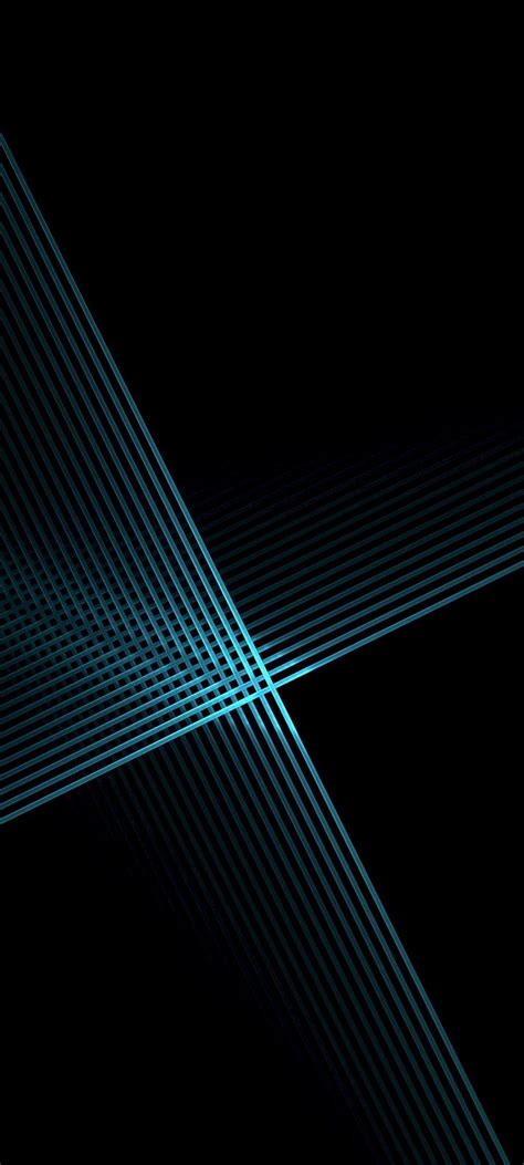 Abstract X Sign Black Background Wallpaper 720x1600