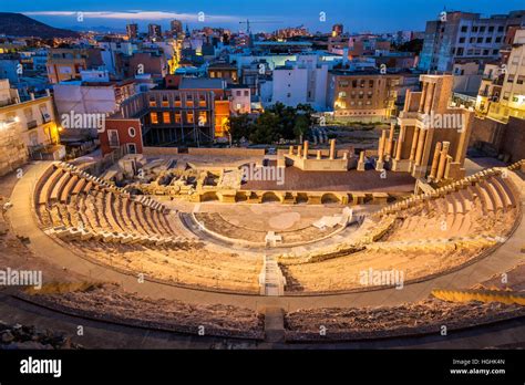 Le Théâtre Romain De Carthagène Espagne Photo Stock Alamy