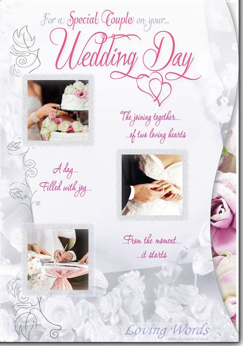 Spec Couple Wedding Day Greeting Cards By Loving Words