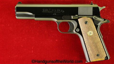 Colt Government Model 45acp Mk Iv Series 80 Mint In Case Handguns