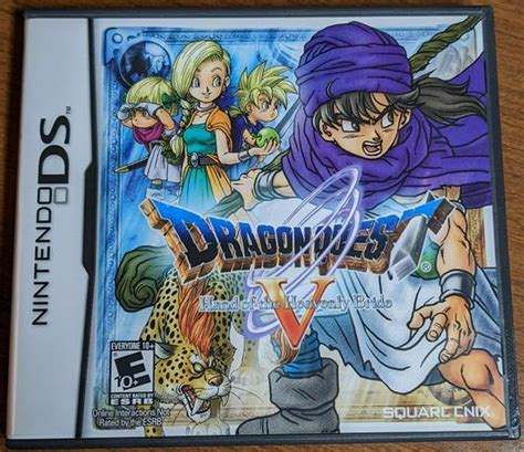 Dragon Quest V Hand Of The Heavenly Bride Item Box And Manual Nintendo Ds