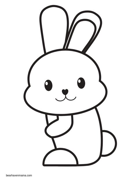 Coloring pages of video games characters. Free Printable Easter Bunny Coloring Book for Preschoolers