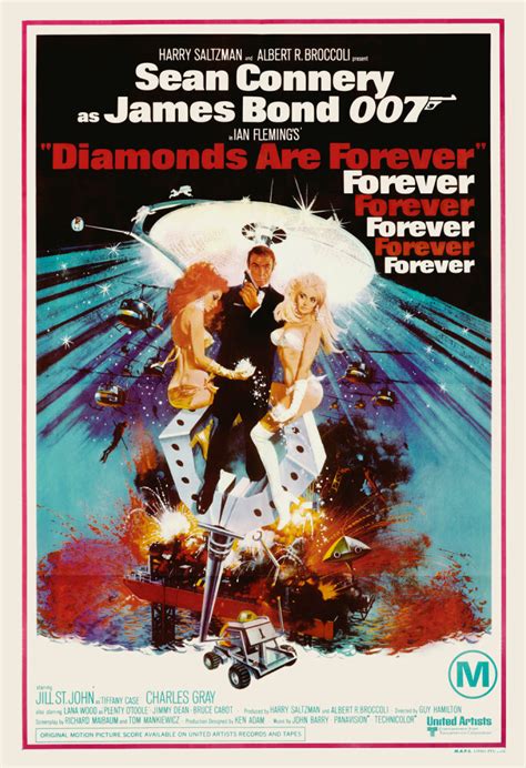 Diamonds Are Forever Art Print From James Bond Archive King McGaw