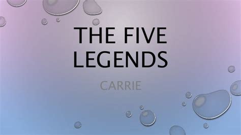 The Five Legends