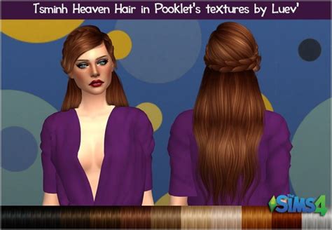 Mertiuza Tsminh`s Heaven Hair Retextured Sims 4 Hairs