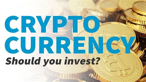 Understand that cryptocurrency isn't an investment in the same way a stock is. Cryptocurrency | Should you invest? - YouTube