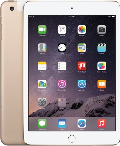 Apple Ipad Mini 3 Wi Fi Cellular 64gb Gold Sweetwater