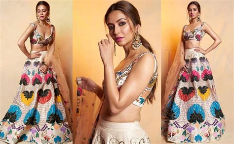 Take Inspiration From Kriti Kharbandas Blazing Lehenga To Design Your Wedding Dress This Season