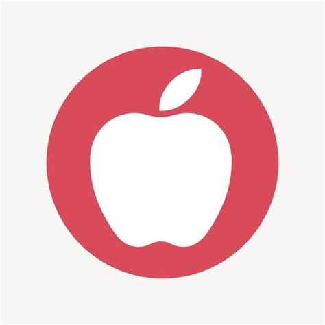Free Apple Icon Badge Flat Circle Free Icons Rawpixel Nohatcc
