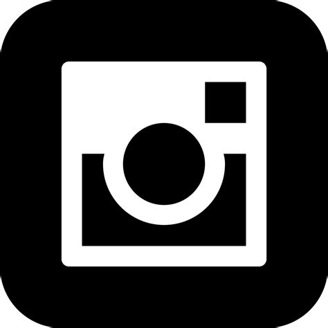 Instagram Icon Black White Png Free Png Download Instagram Icon White