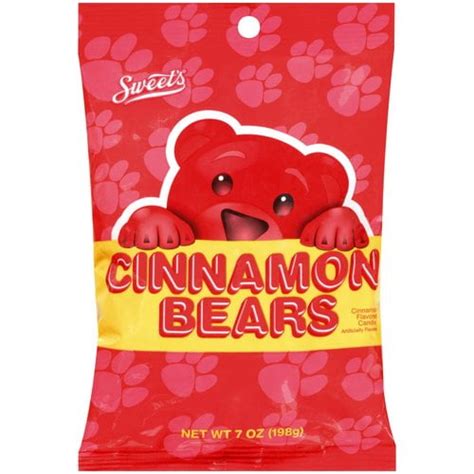 Sweets Cinnamon Bears Candies 7 Oz