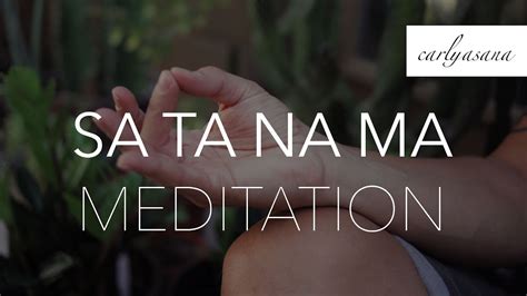 Sa Ta Na Ma Kundalini Meditation Youtube