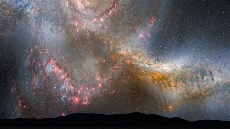 When Andromeda And The Milky Way Collide Andromeda Galaxy Milky Way