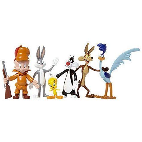 Looney Tunes Bugs Bunny Box Set Bendable Figures Playset Toys