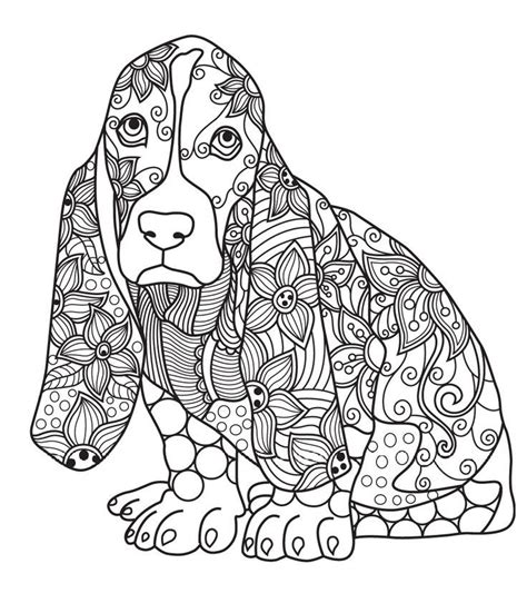 Detailed pig coloring pages for adults. Dog | Colorish: coloring book for adults mandala relax by ...