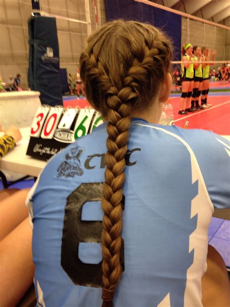 Volleyball Hairstyles Braids Easy Braid Haristyles