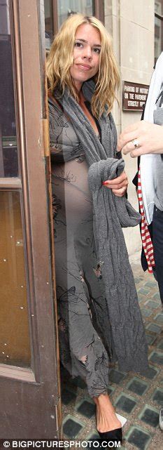 Pregnant Billie Piper Bares Her Bump In A Revealing Sheer Dress Daily Mail Online