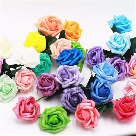 With a variety of color themes for both seasonal parties and timeless weddings, these bouquets are the perfect choice for quick and easy table centerpieces. Artificial Rose Flowers Foam Rose For Bridal Bridesmaids ...