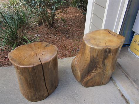 Magnolia Tree Stump Tables By John Gabrielson Tree Stump Table