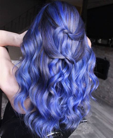 periwinkle mermaid periwinkle hair dyed hair hair