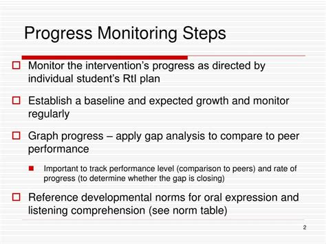 Ppt Progress Monitoring Powerpoint Presentation Free Download Id