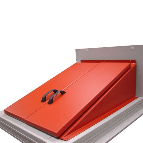 Next, measure length a and b from the building to the inside (a) and the outside (b) of the basement wall. Gordon Cellar Door 45 in. x 57 in. H Primed Red Steel ...