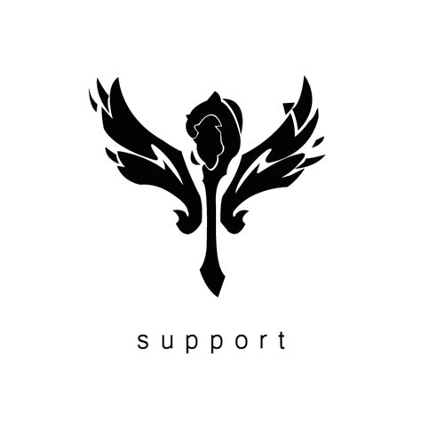 League Of Legends Support Icon Support Symbols Support Icon Support