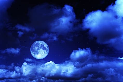 Fonds Decran Ciel Nuage Lune Nuit Nature Télécharger Photo