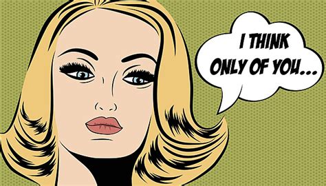 Cute Retro Woman With A Message In Pop Art Comics Style Vector Girls