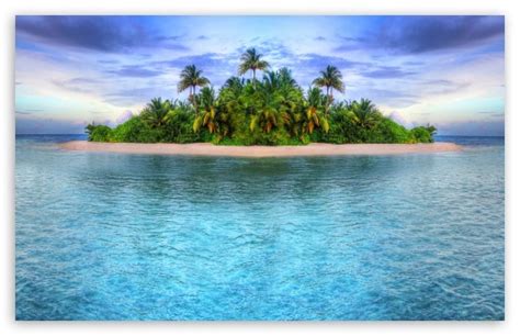 Tropical Island Ultra Hd Desktop Background Wallpaper For