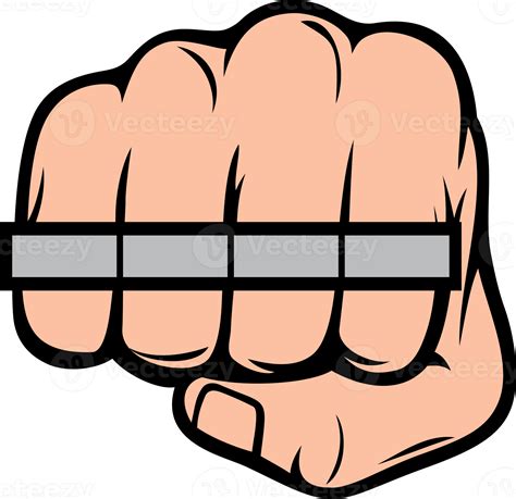 Brass Knuckle Fist Png Illustration 8505919 Png