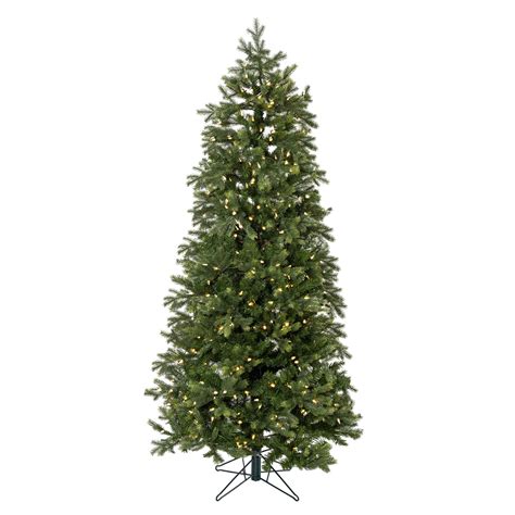 Perfect Holiday 9ft Pre Lit Realistic Slim White Christmas Tree W 900