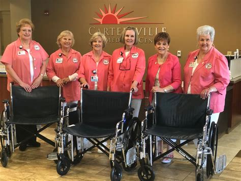 Hours may change under current circumstances Volunteers Buy 15 Wheelchairs For Cartersville Medical ...