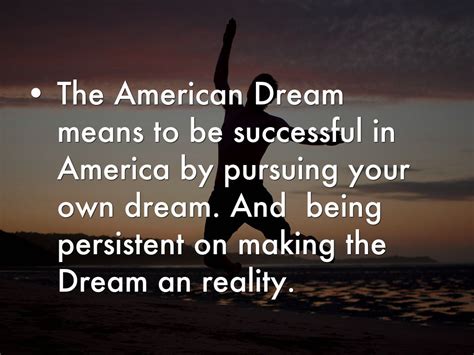 The Americans Dream By Jalen Smith