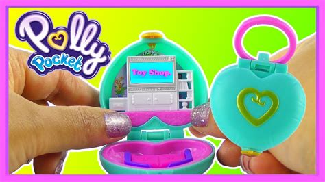 Polly Pocket Tiny Pocket Places Polly Sleepover Compact With Doll Youtube