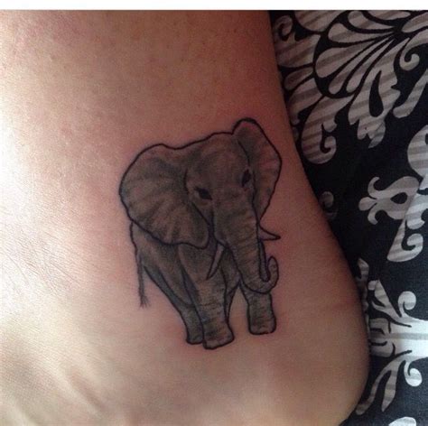 Cute Elephant Tattoo Elephants Usually Mean Luck Elephant Tattoo