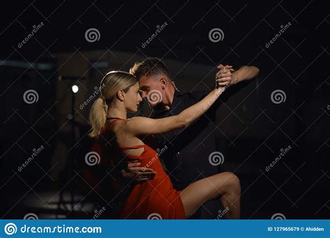 Beautiful Passionate Dancers Dancing Stock Image Image Of Girl Male