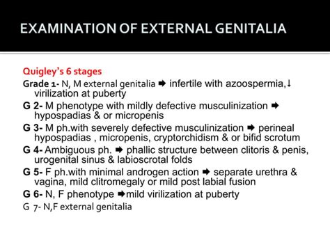 Approach To A Case Of Ambiguous Genitalia
