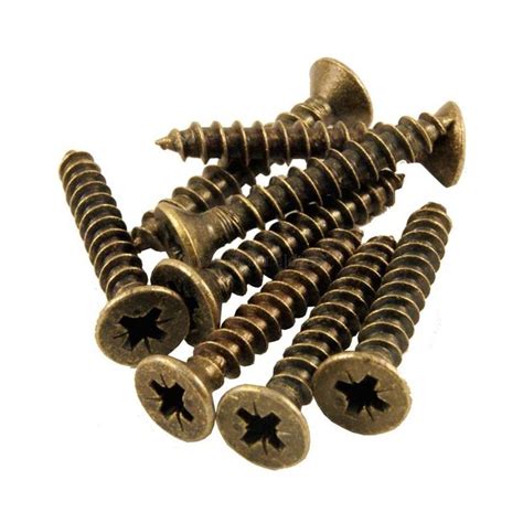 Pack Of 8 114x10 Bronze Screws For Hinges Bronze Screws Bronze