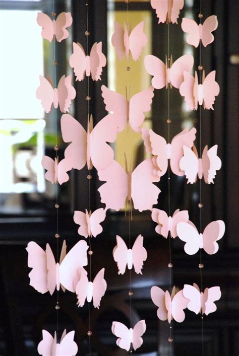 How to make easy paper butterfly wall decoration idea. Make a beautiful dangling door display with the help of ...