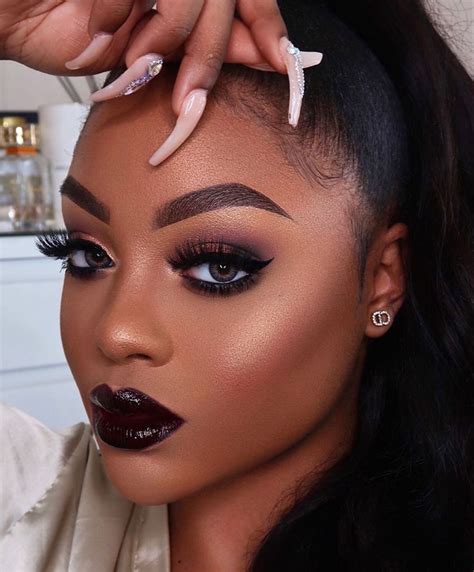 dreamy khalise amor boutique makeup for black women lipstick for dark skin gorgeous makeup