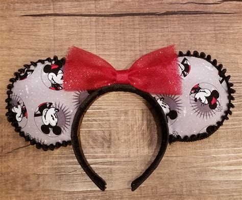 Minnie And Mickey Mouse Ears Disney Ears Mickey Mouse Ears Etsy