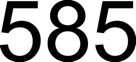 585 — пятьсот восемьдесят пять натуральное нечетное число в ряду
