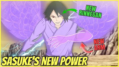 Sasukes New Rinnegan And Arm Boruto Sasukes New Power Youtube