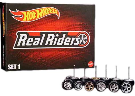 Hot Wheels Rlc Exclusive Real Riders Wheels Pack Set 1 American