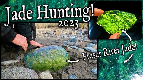 I Found A Huge Jade Boulder On The Fraser River Youtube